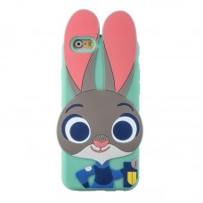 iPhone 6 6s 4.7 - 3D Silicone Cute Cartoon Soft Phone Protective Cover Case - Judy